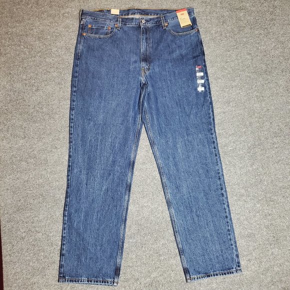 Levi's Other - NWT Levi's 550 42x36 (Meas 42x35 13.5" High Rise) Relaxed Fit Dark Jeans A16